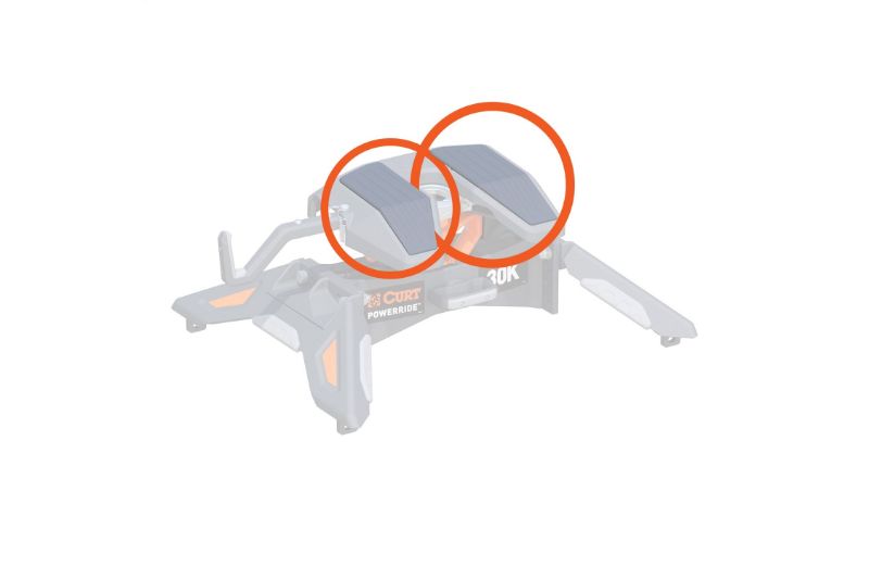 Replacement PowerRide 5th Wheel Lube Plates, 2-Pack