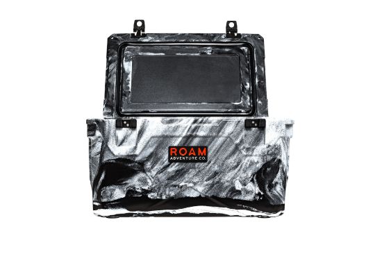 ROAM Rugged Cooler - 65QT - White-Black Marble