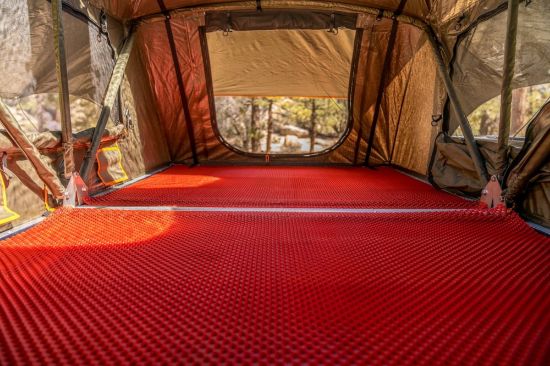 ROAM Vagabond Rooftop Tent - XL - Forest Orange - With Annex