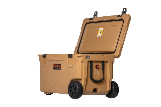 ROAM Rolling Rugged Cooler - 75QT - Desert Tan