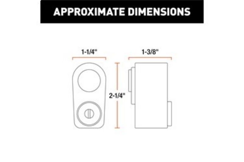 Spare Tire Lock (Chrome)