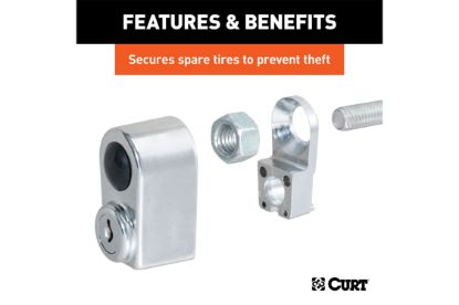Spare Tire Lock (Chrome)