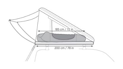 Thule Basin Wedge Hardshell Rooftop Tent