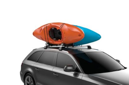 Thule Hull-a-Port XT Kayak Rack - Silver with Locks