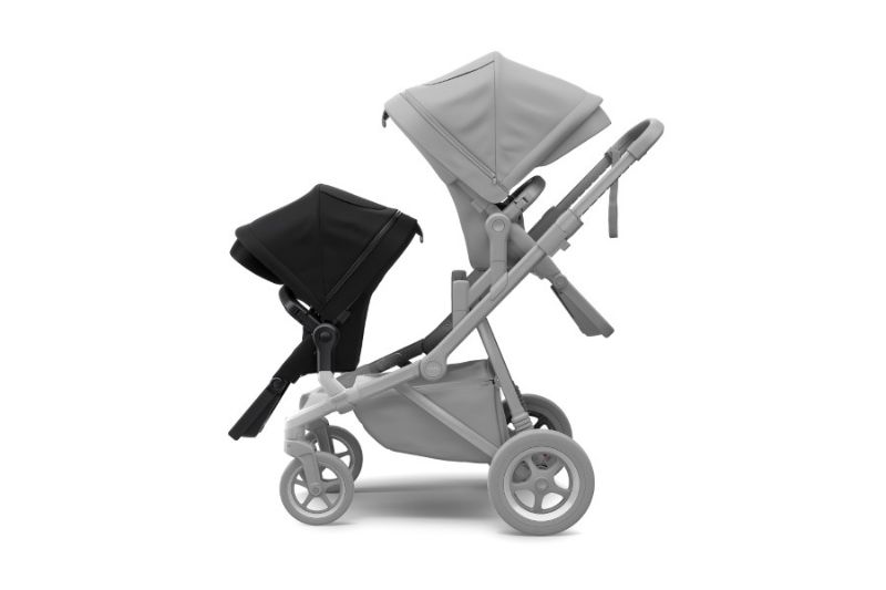 Thule Sleek Sibling Seat - BlackBlack Frame