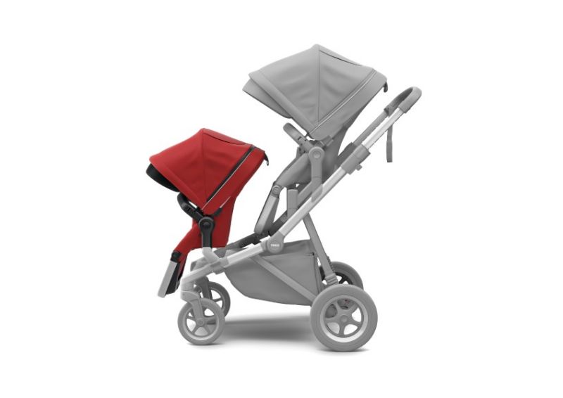 Thule Sleek Sibling Seat - Energy Red