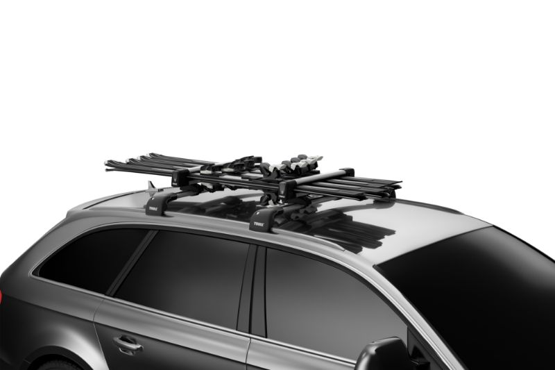 Thule SnowPack 4 Ski & Snowboard Rack - Silver