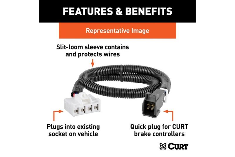 Trailer Brake Controller Harness, Select Ford Bronco, F-150