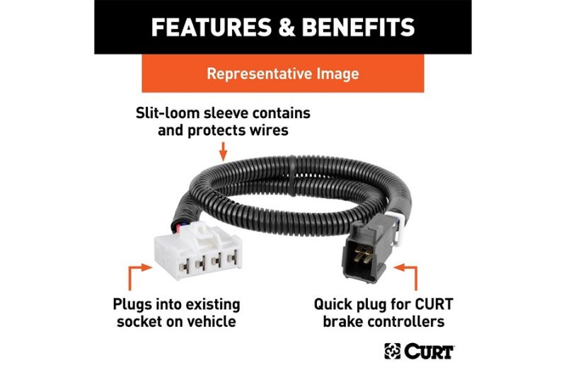 Trailer Brake Controller Harness, Select Jeep Cherokee KL