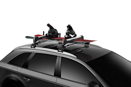 Thule SnowPack Extender Ski & Snowboard Rack - Silver