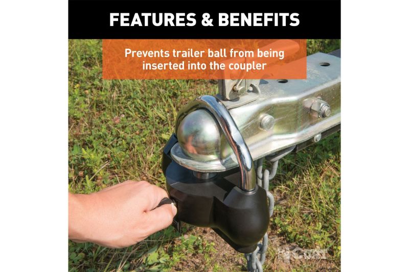 Universal Trailer Coupler Lock (Ballistic Nylon)