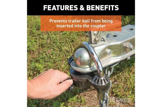 Universal Trailer Coupler Lock (Hammer-Tone Epoxy)