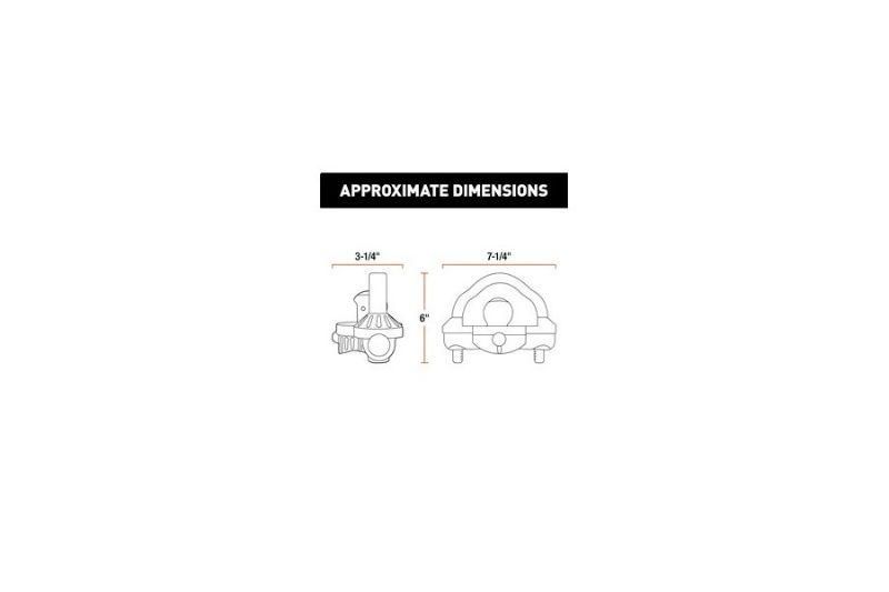 Universal Trailer Coupler Lock (Hammer-Tone Epoxy)