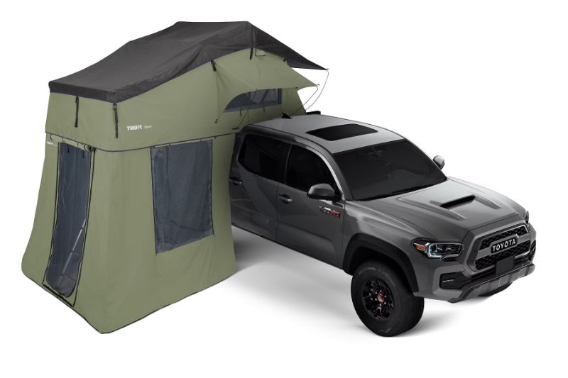 Tepui Ruggedized Autana 3 with Annex Olive Green Roof Top Tent