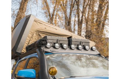 Prinsu 2nd-3rd Gen Toyota Tacoma Pro Desert Air Intake Cab Rack Cutout for 40 Light Bars