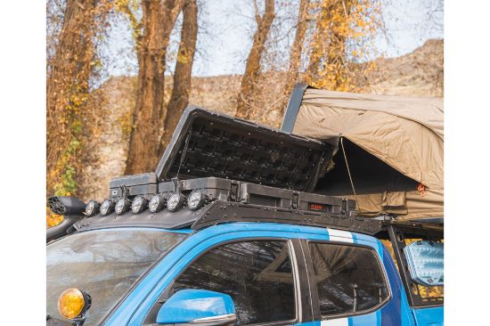 Prinsu 2nd-3rd Gen Toyota Tacoma Pro Desert Air Intake Cab Rack Cutout for 40 Light Bars