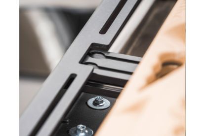 Prinsu 2nd-3rd Gen Toyota Tacoma Pro Desert Air Intake Cab Rack Cutout for 40 Light Bars