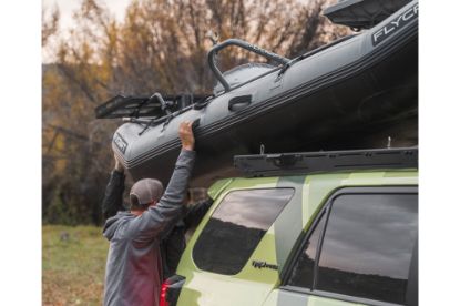 Prinsu 5th Gen Toyota 4Runner Pro Roof Rack Full Non-Drill  Cutout for 40 Light Bars