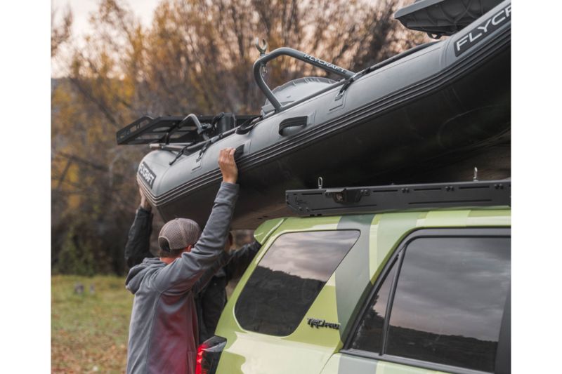 Prinsu 5th Gen Toyota 4Runner Pro Roof Rack Full Non-Drill  Cutout for 40 Light Bars