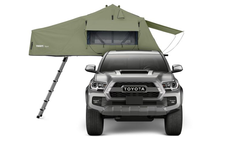 Tepui Ruggedized Autana 3 with Annex Olive Green Roof Top Tent
