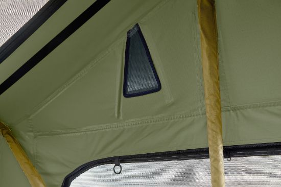 Tepui Ruggedized Autana 3 with Annex Olive Green Roof Top Tent