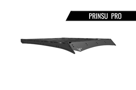 Prinsu 5th Gen Toyota 4Runner Pro Roof Rack Full Non-Drill Cutout for 40 Light Bars