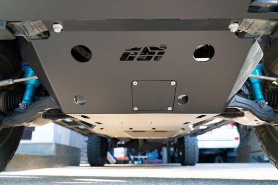 Picture of CBI T2T3 Toyota Tacoma Front Skid Plate  2005-current - Steel - Powder-coat-black