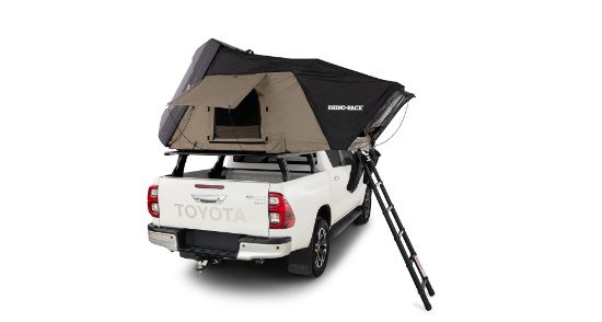 rhino rack roof top tent 2 person folding hardshell