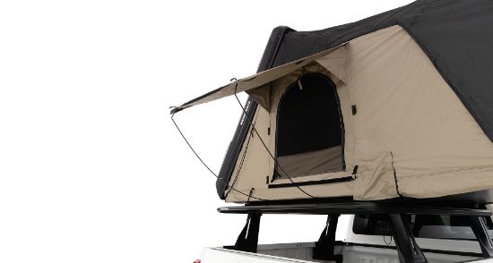 rhino rack roof top tent 2 person folding hardshell