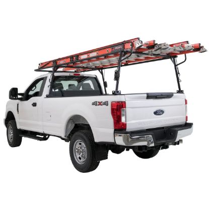 weather guard steel truck commercial rack full size 1000 lbs matte black finish