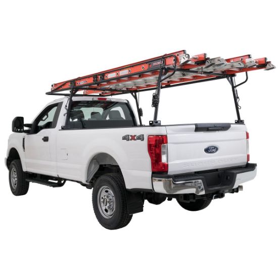 weather guard steel truck commercial rack full size 1000 lbs matte black finish