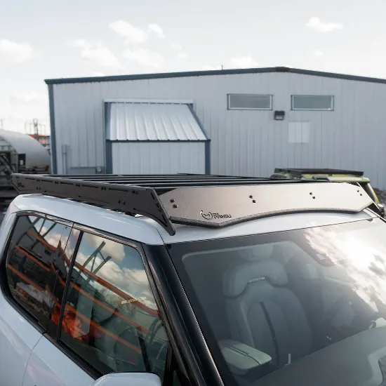 prinsu pro rivian r1t roof rack light bar cutout