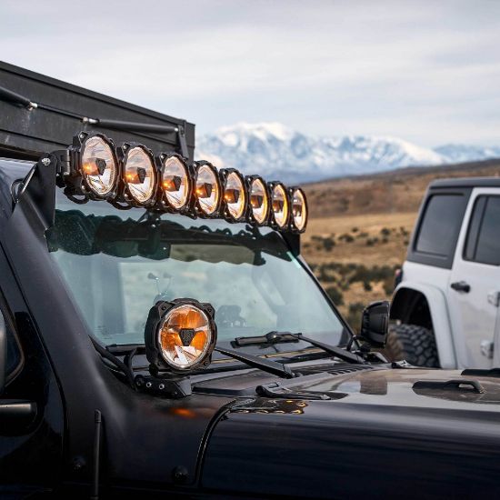 kc hilites gravity titan 6 led pair pack spot beam