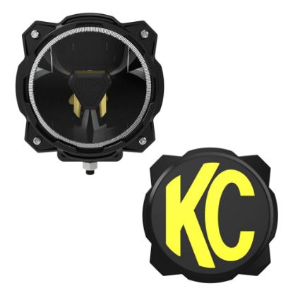 kc hilites gravity titan 6 led single light wide 40 beam