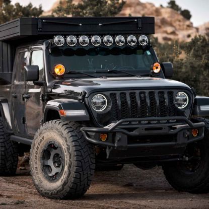 kc hilites gravity titan 6 led single light wide 40 beam