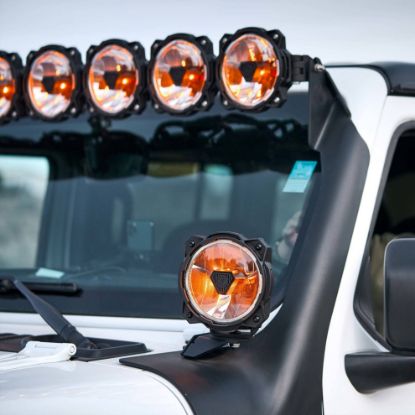 kc hilites gravity titan 6 led pair pack wide 40 beam