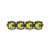 kc hilites 26 gravity titan led light bar 4 light