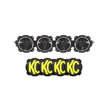 kc hilites 26 gravity titan led light bar 4 light