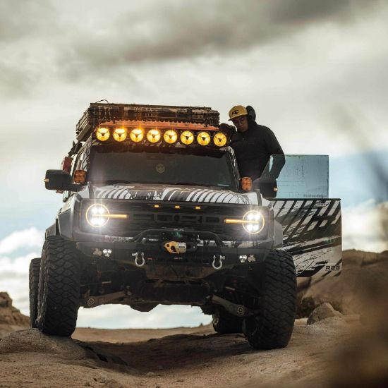 kc hilites 50 gravity titan led light bar 8 light