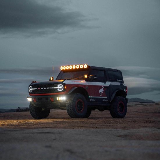 kc hilites 50 gravity titan led light bar 8 light