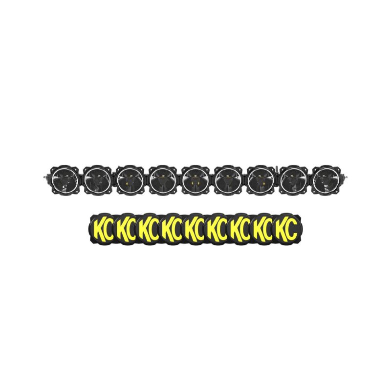 kc hilites 57 gravity titan led light bar 9 light