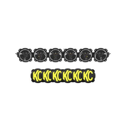 kc hilites bronco bumper mounted 39 gravity titan led light bar 6 light