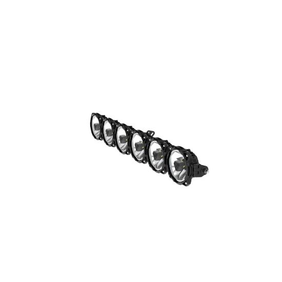 kc hilites bronco bumper mounted 39 gravity titan led light bar 6 light