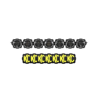 kc hilites can am x3 overhead 45 gravity titan led light bar 7 light