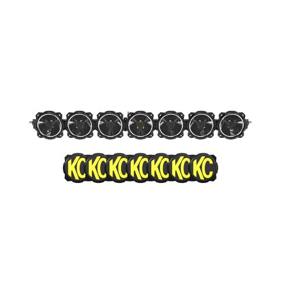 kc hilites can am x3 overhead 45 gravity titan led light bar 7 light