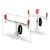 weather guard service body rack aluminum white finish