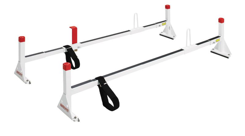 weather guard all purpose steel van rack 2 bar full size van gutter mount