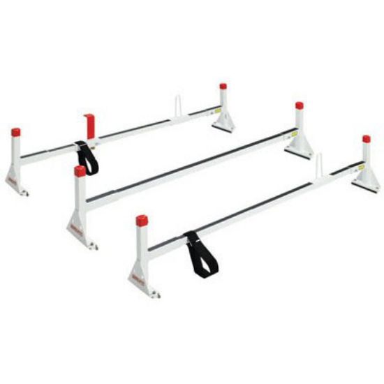 weather guard all purpose steel van rack 3 bar full size van gutter mount