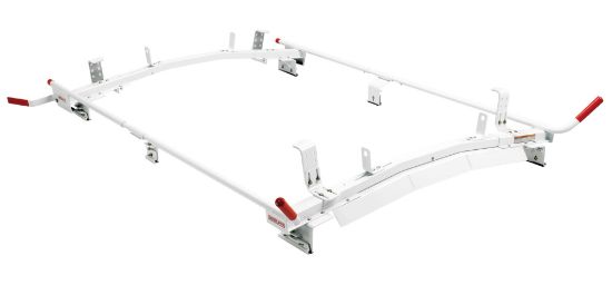 Picture of Weather Guard Quick Clamp Full Size Van Rack - Dual - Gutter Mount