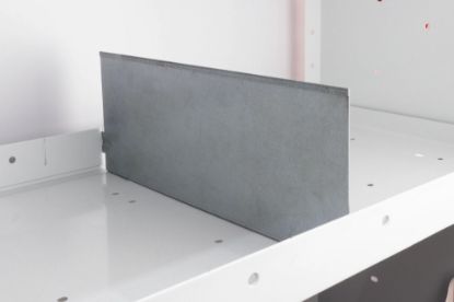 weather guard adjustable shelf divider set 16in x 6in tall 4 pack